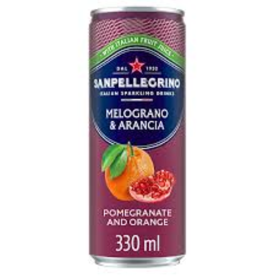 SAN PELLEGRIMO POMEGRANATE & ORANGE 330ML